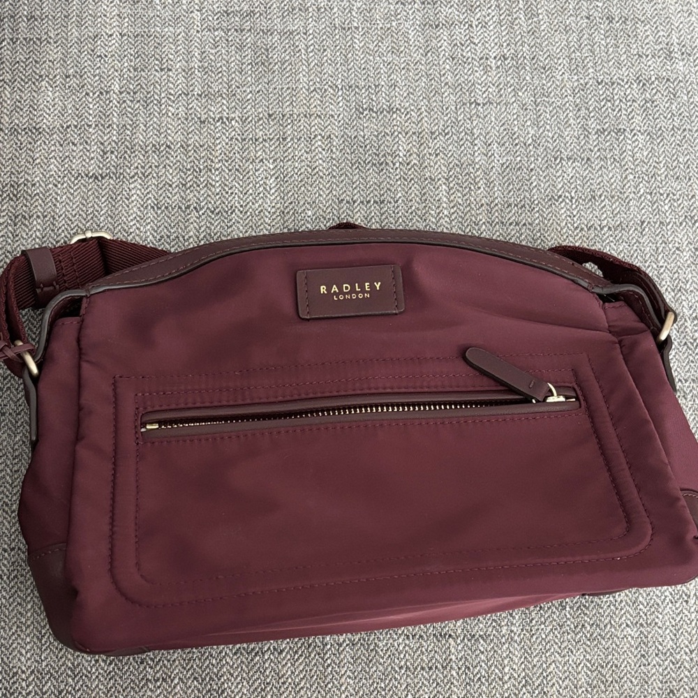 Radley London Burgundy Plum Crossbody Bag